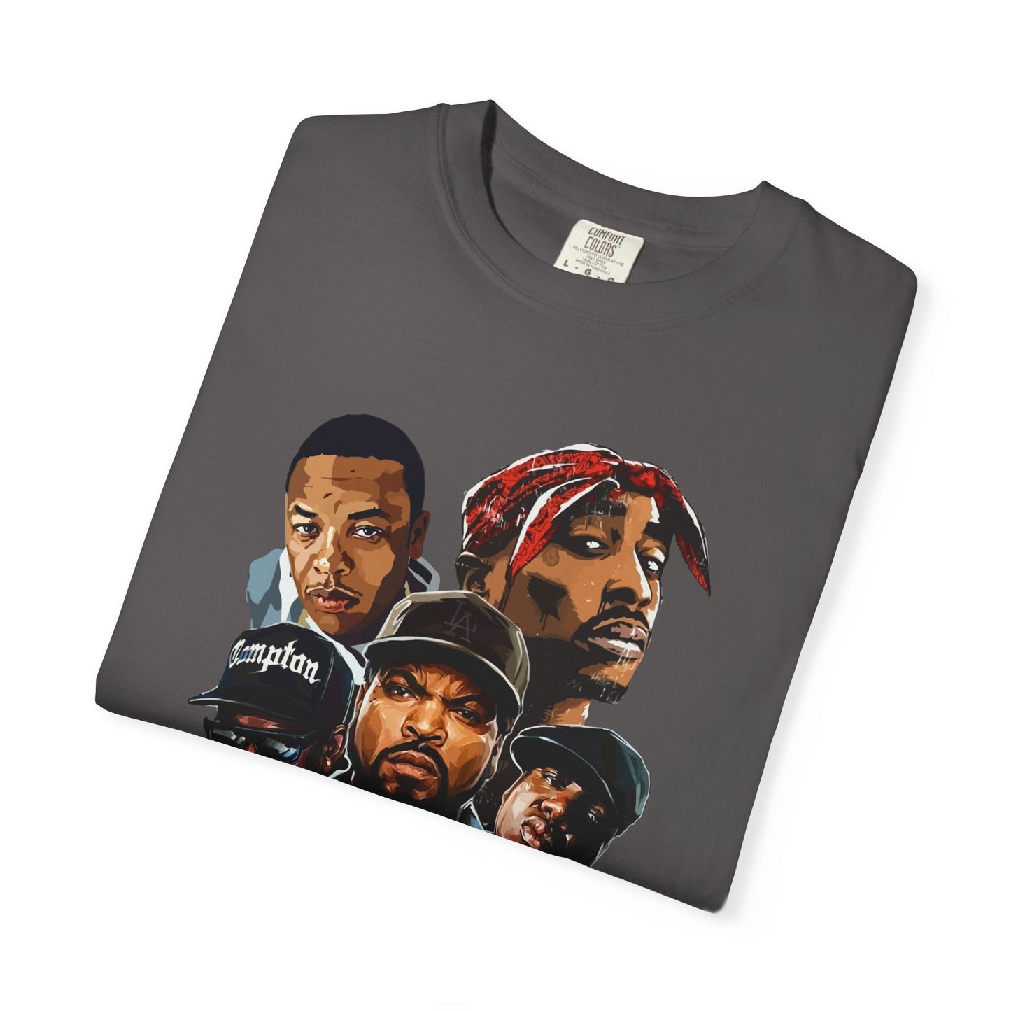 Hip Hop Nation Unisex Garment-Dyed T-Shirt - Celebrate Music Legends