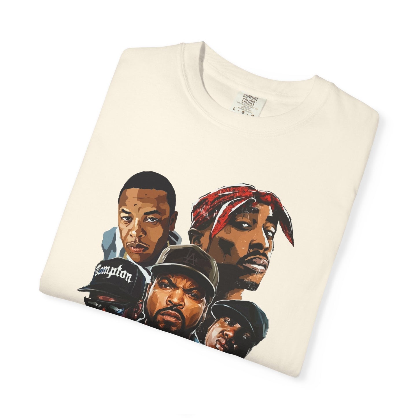 Hip Hop Nation Unisex Garment-Dyed T-Shirt - Celebrate Music Legends