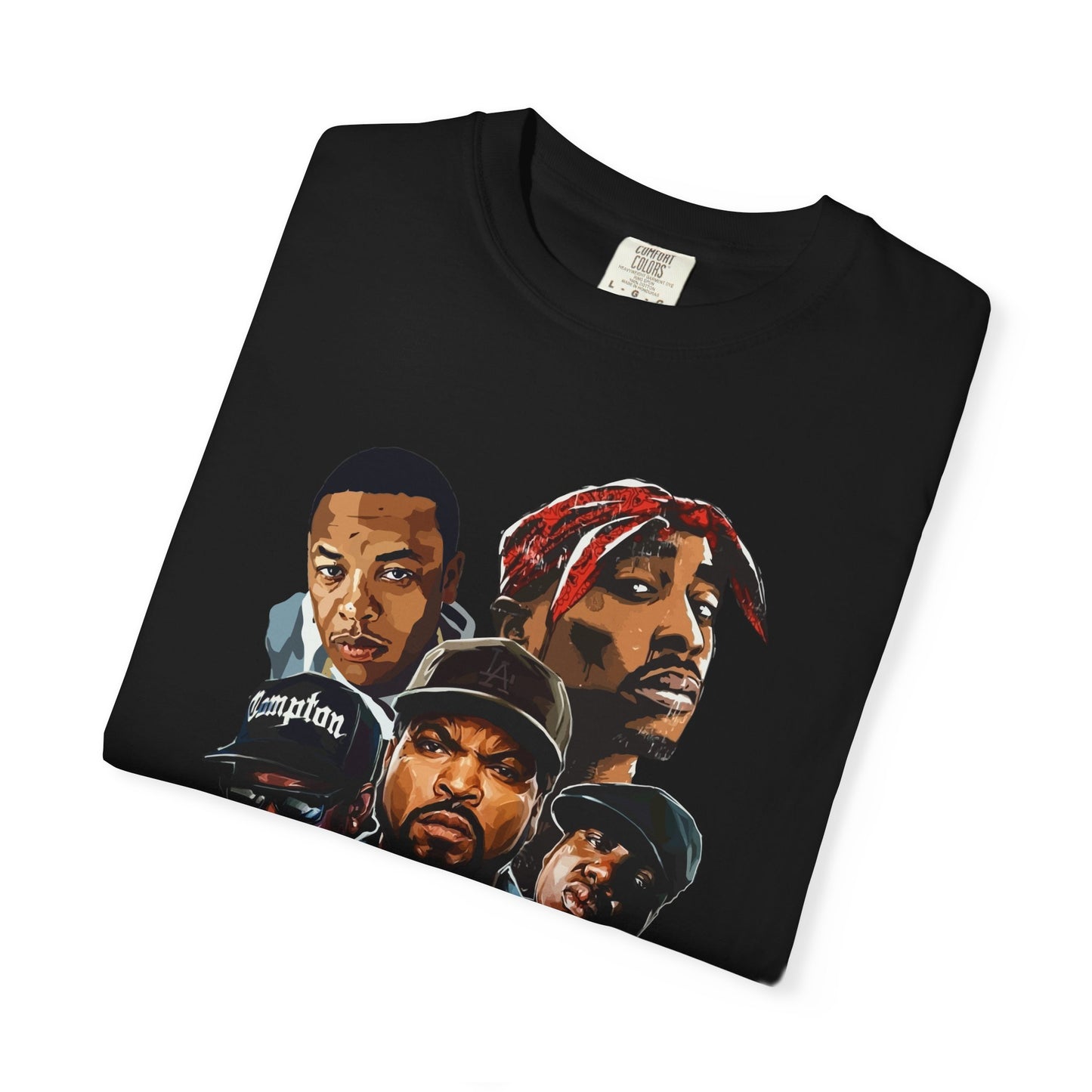 Hip Hop Nation Unisex Garment-Dyed T-Shirt - Celebrate Music Legends