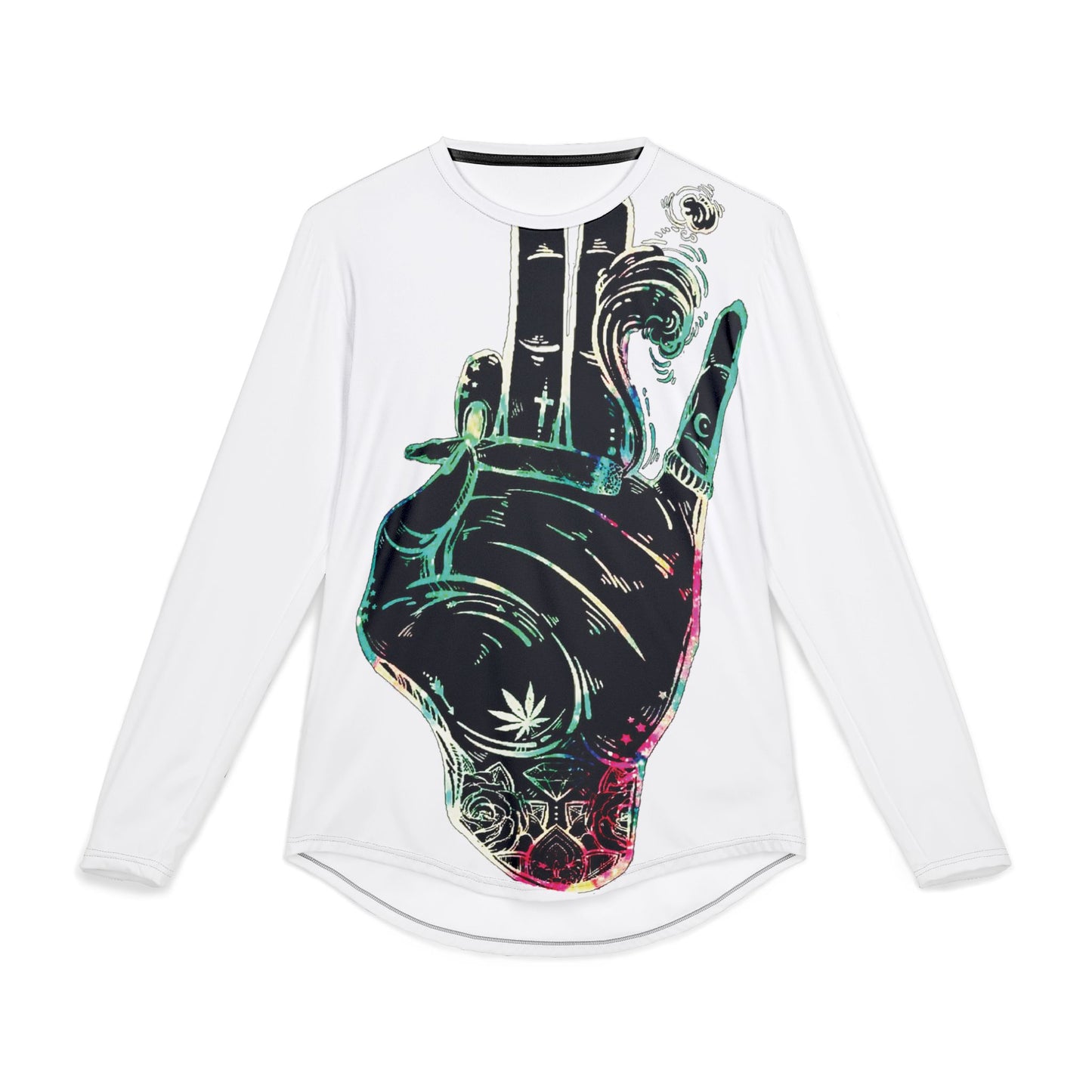 Men's Graphic UV Protection Long Sleeve Shirt - Chill Vibes, Outdoor Essential