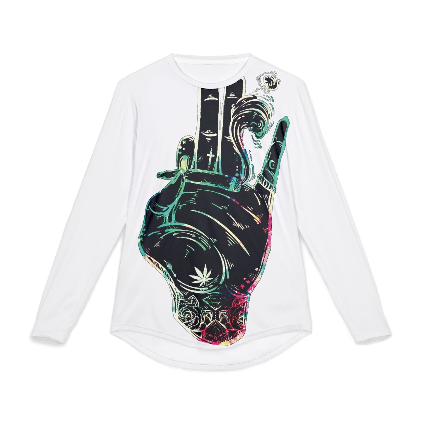 Men's Graphic UV Protection Long Sleeve Shirt - Chill Vibes, Outdoor Essential